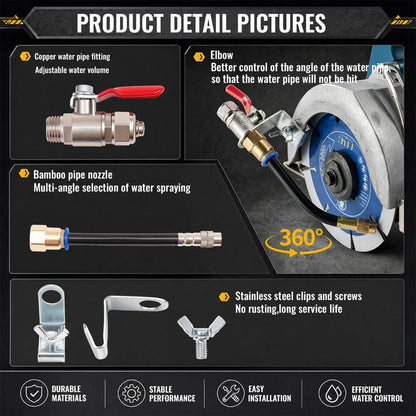 Angle Grinder Dust Remover Water